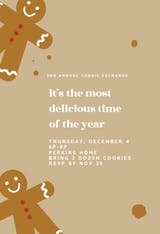 Most Delicious Time of The Year - Invitación De Navidad